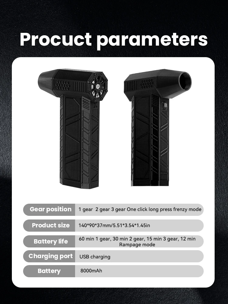 Новый вентилятор с мощным вентилятором 3-ступенчатый турбо воздуходувка
