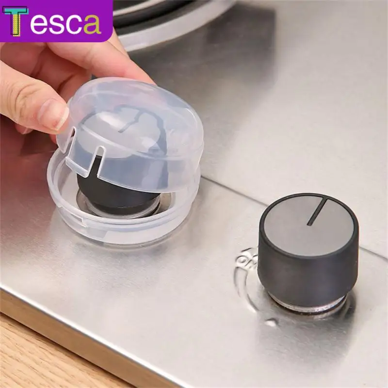 

Universal Covers Lid Lock Control Switch Non-stick Gas Stove Protector 2pcs Oil-proof Burner Protect Cooker Cover Transparent