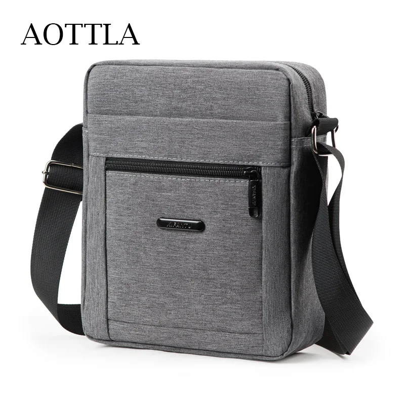 

AOTTLA Shoulder Bags For Men Fashion New High Quality Crossbody Bag Teenager Casual Sling Bag Multi-Function Business Men's Bag