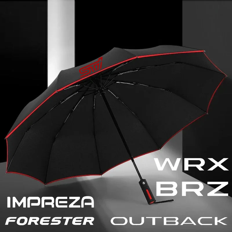 Автомобильный автоматический складной ветрозащитный зонт от солнца для Subaru STI