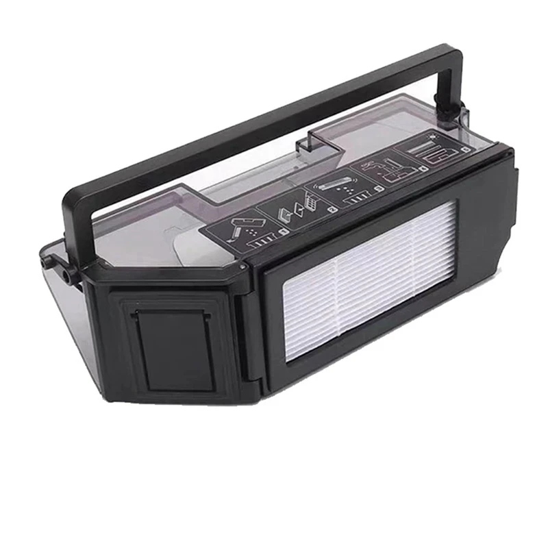 

Robot Vacuum Cleaner Dust Box Dust Bin HEPA Filter Replacement Spare Parts Accessories For Ecovacs Deebot X1 OMNI / TURBO T10