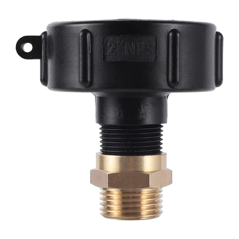 

P82D IBC Tote Drain Adapter with 3/4" BSP Female x 3/4" GHTMale Pipe Brass Connector IBC Tote Fitting IBC Tanks Adapter