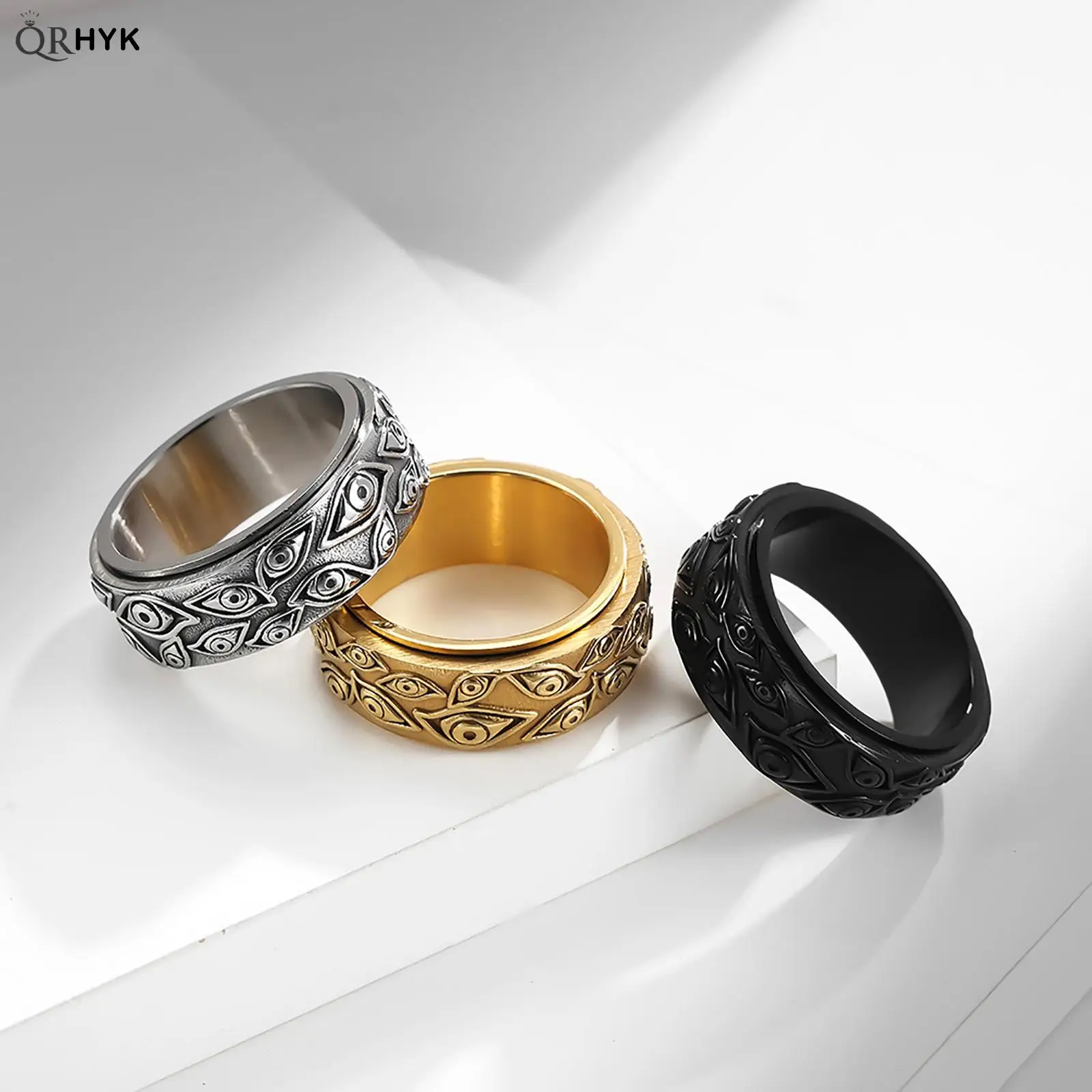 

1 шт., женское кольцо из нержавеющей стали, 2022