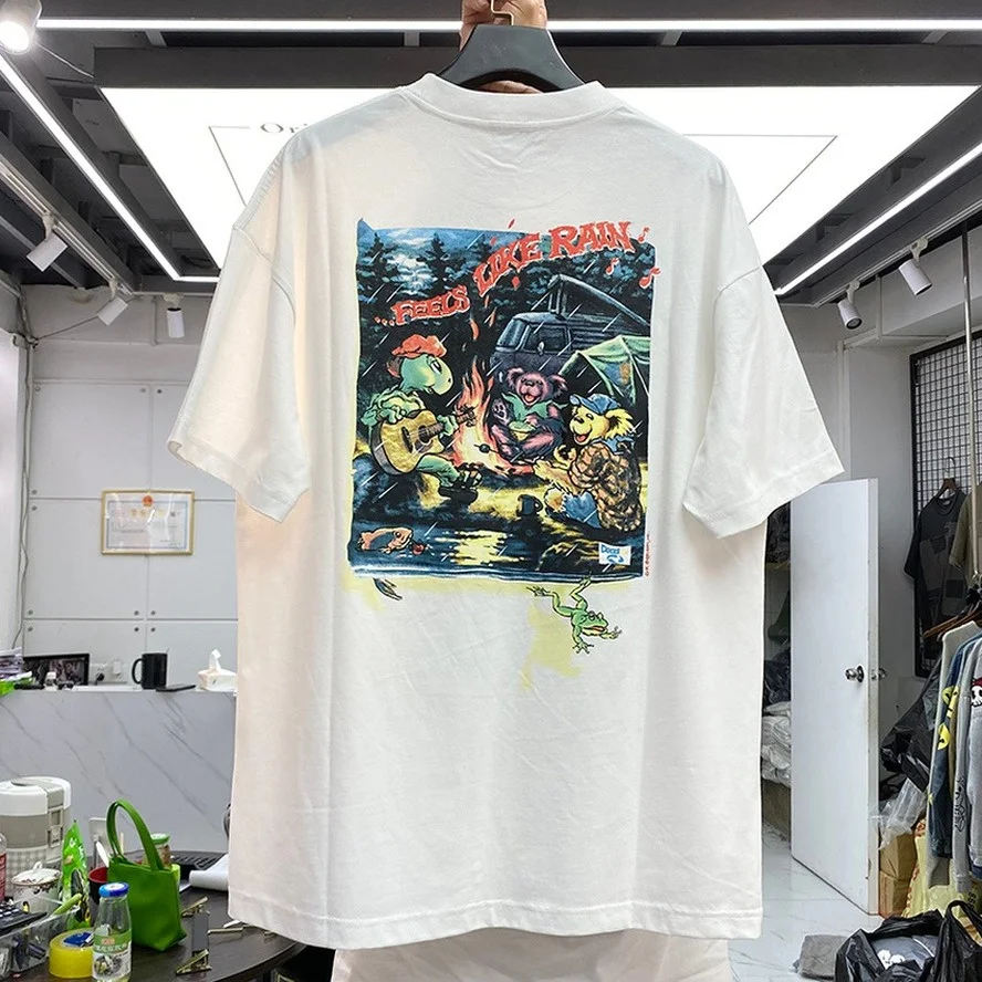 

Three Little Bears T Shirt Men Women High Quality T-shirt Summer Style Tee Oversized Tops