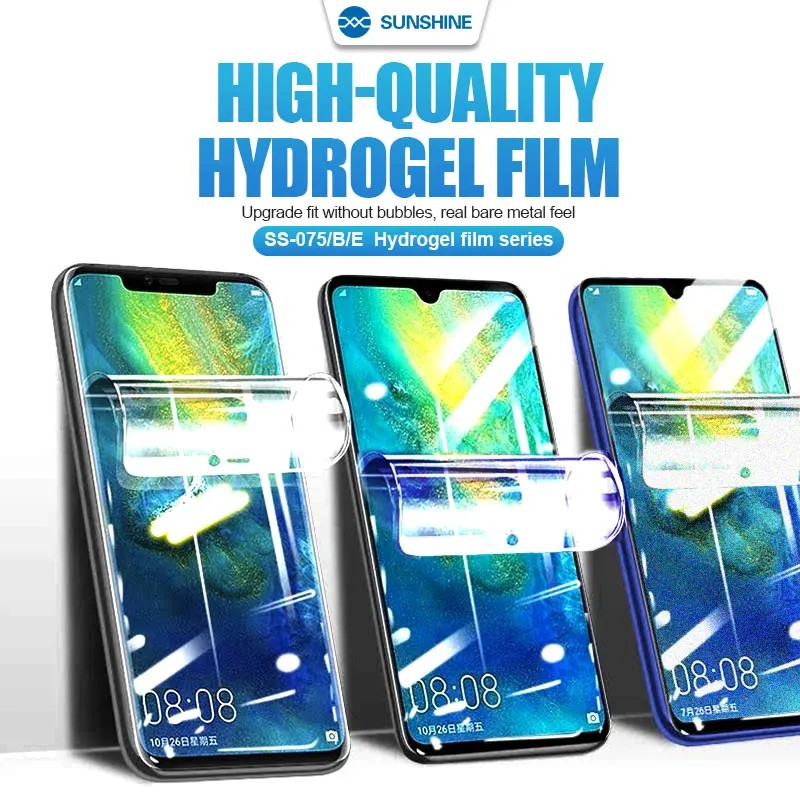 

High-quality hydrogel film Película de hidrogel de alta calidad SS-075