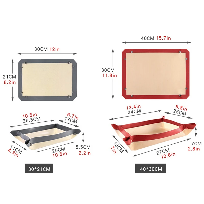 Непротекаемый антипригарный силиконовый коврик для выпечки силиконовые