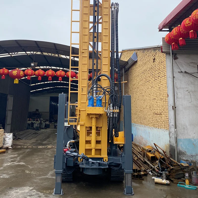 Простая эксплуатация гидравлическая буровая установка для скважин