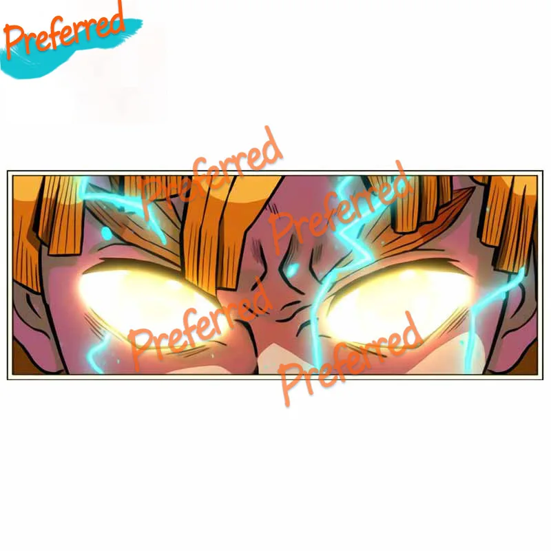 

Zenitsu Cool Slap Stickers Demon Slayer Anime Car Decals Bumper Laptop Motorcycle Car Accessories