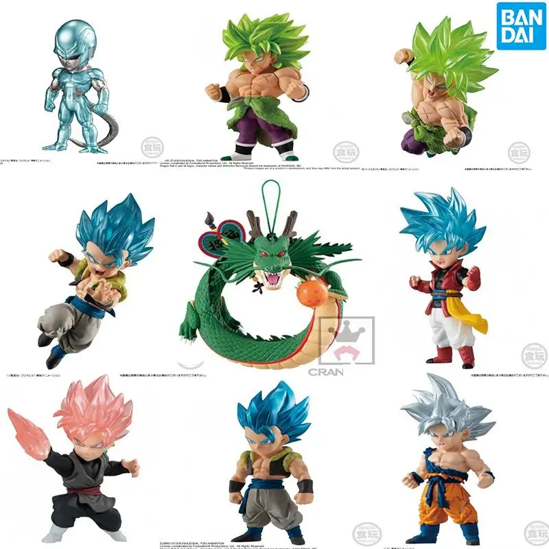 

Bandai Dragon Ball Super Shenron Zamasu Son Goku Broli Frieza Vegeta IV cartoon Figure Box of eggs Food play Toy Model Ornaments