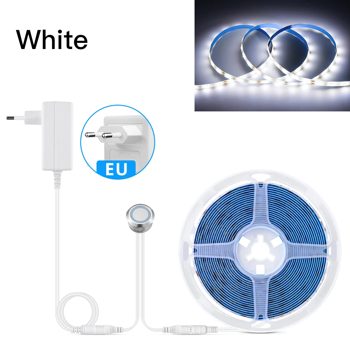 

Светодиодная лента Guillermo 12В белый/теплый белый 1м/2м/3м/4м/5м