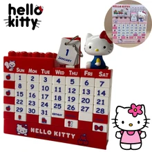 Hello Kitty Desk Calendar Creative Dual Daily Scheduler Table Planner Yearly Agenda Organizer Office School Supplies Ornament