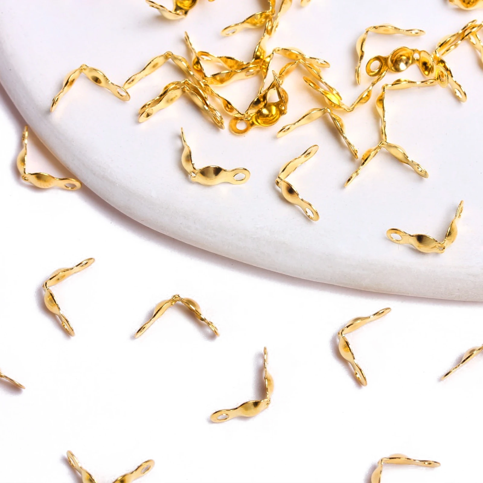 200 шт. 4*8 мм соединительная застежка фитинг шариковая цепочка обжимные бусины