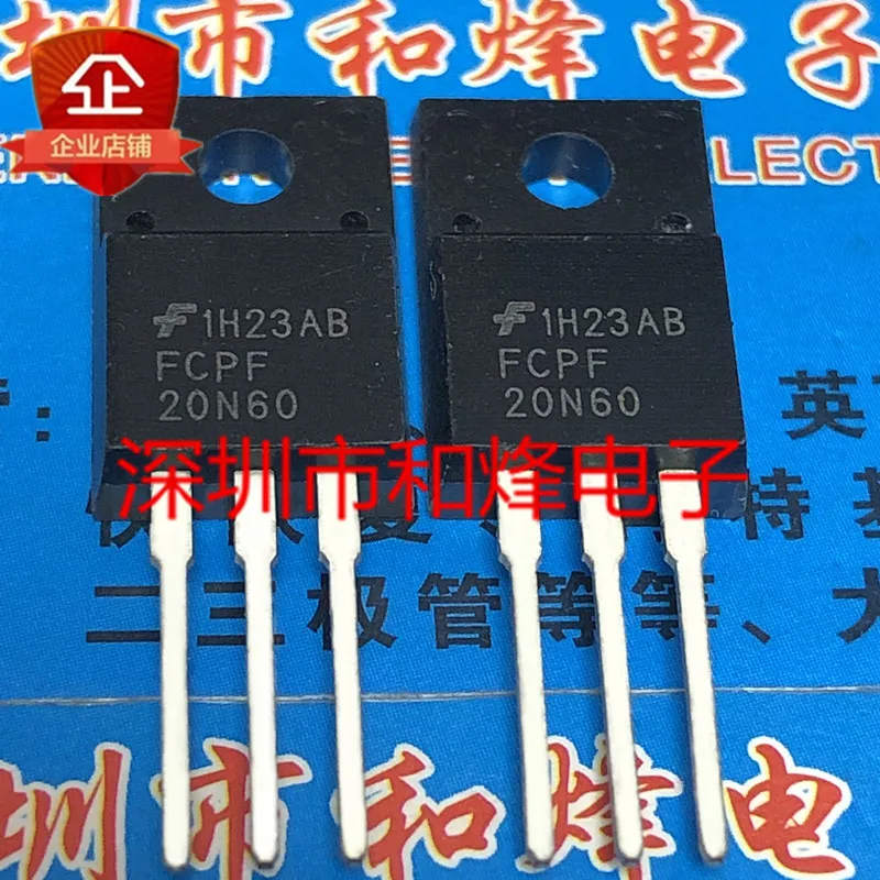 

5PCS-10PCS FCPF20N60 TO-220F 600V 20A On Stock New And Origjnal
