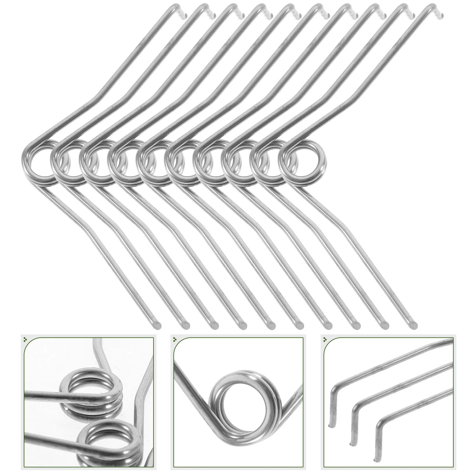 

10 Pcs Pruning Shear Springs Replacement Shears Tree Pruner White Accessories Accessories Garden Stainless Steel Part Branch