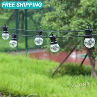 8/13/24M Led Globe String Fairy Lights Clear/Milky Christmas G50 Outdoor Waterproof Wedding Garden Party Patio Street Decoration