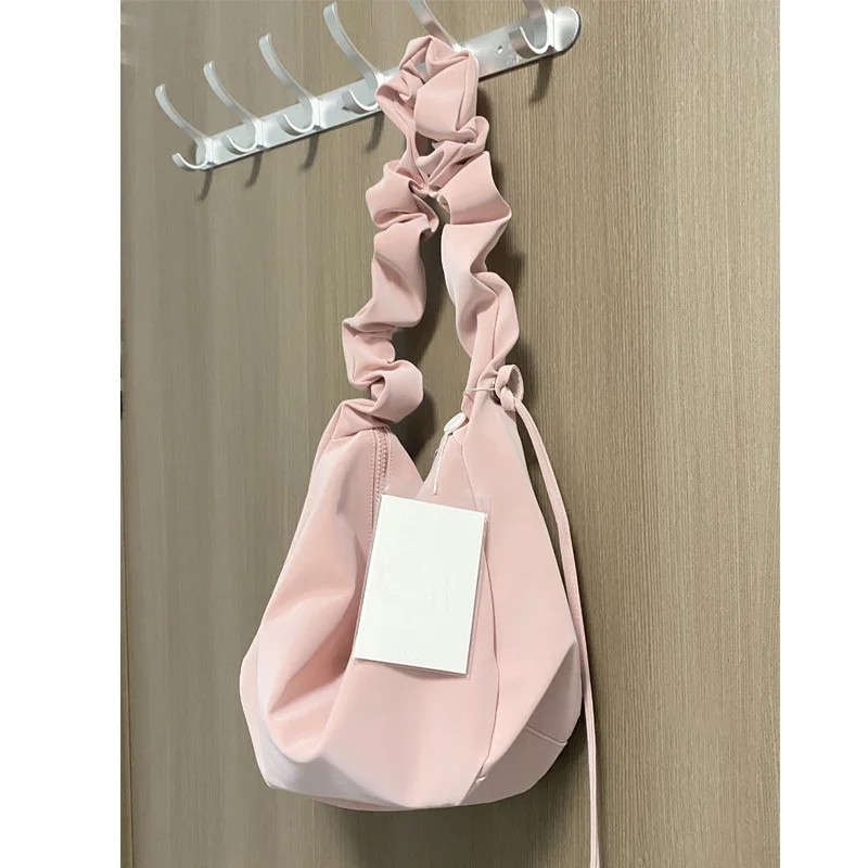 

Korean Style Niche Pleated Cloud All-match Elegant Simple Commuter Dumpling Bag New Style Large Capacity Crossbody Bag for wemen