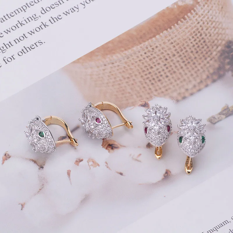 

New 925 Sterling Silver Gemstone Drop Earrings Luxury Brand Jewelry Women's Fashion Trends 2022