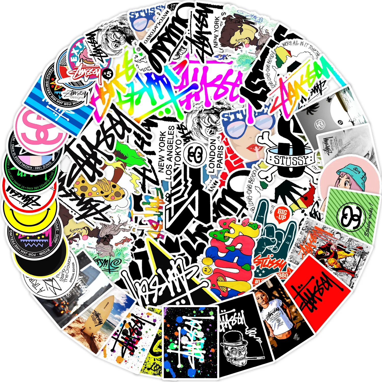 50 шт. модных стильных наклеек для холодильника