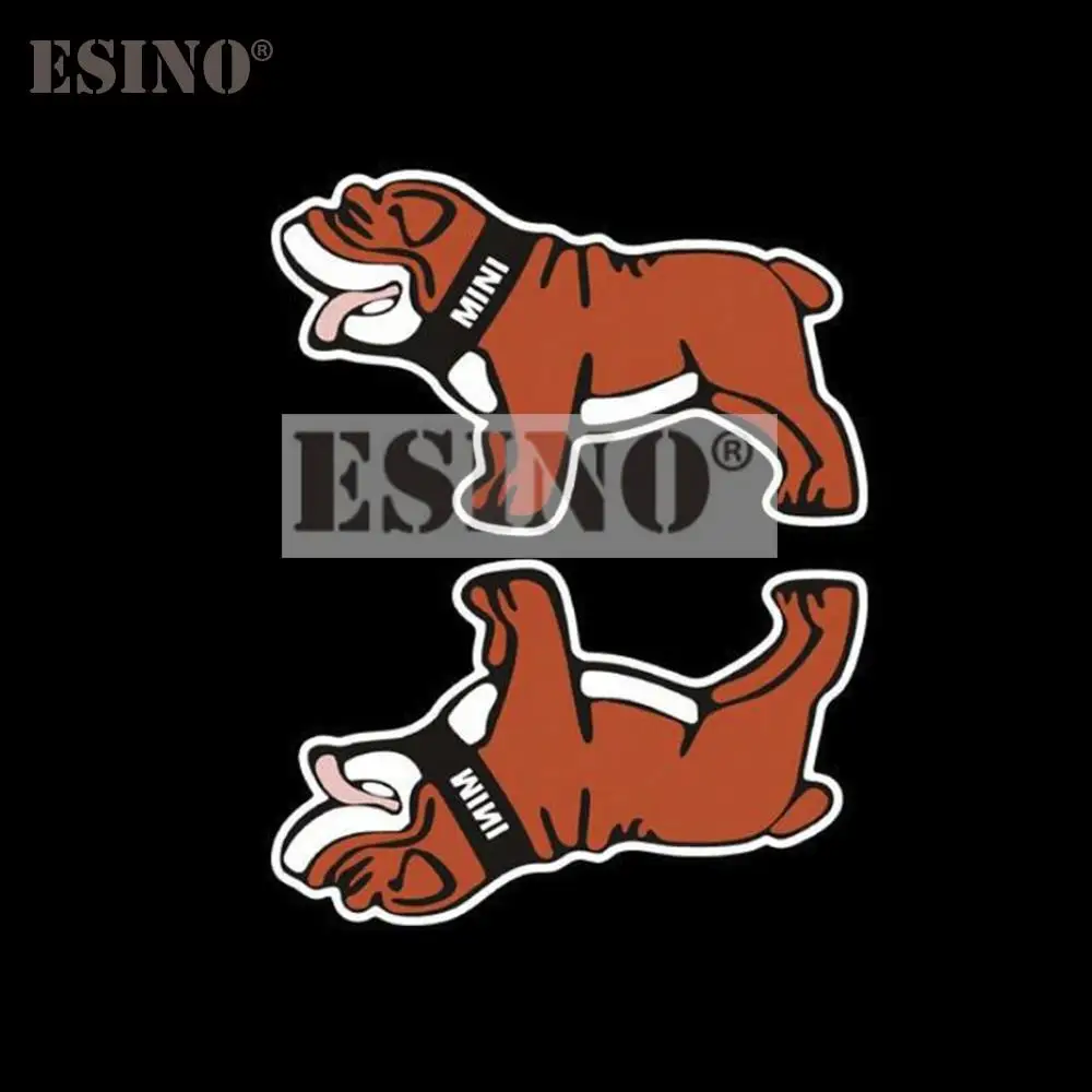 

2 x Автомобильный Стайлинг, забавная собака, гвардия, декоративная ПВХ наклейка на машину, наклейка для мини медного клуба, родстер, землянок, Paceman, купе JCW