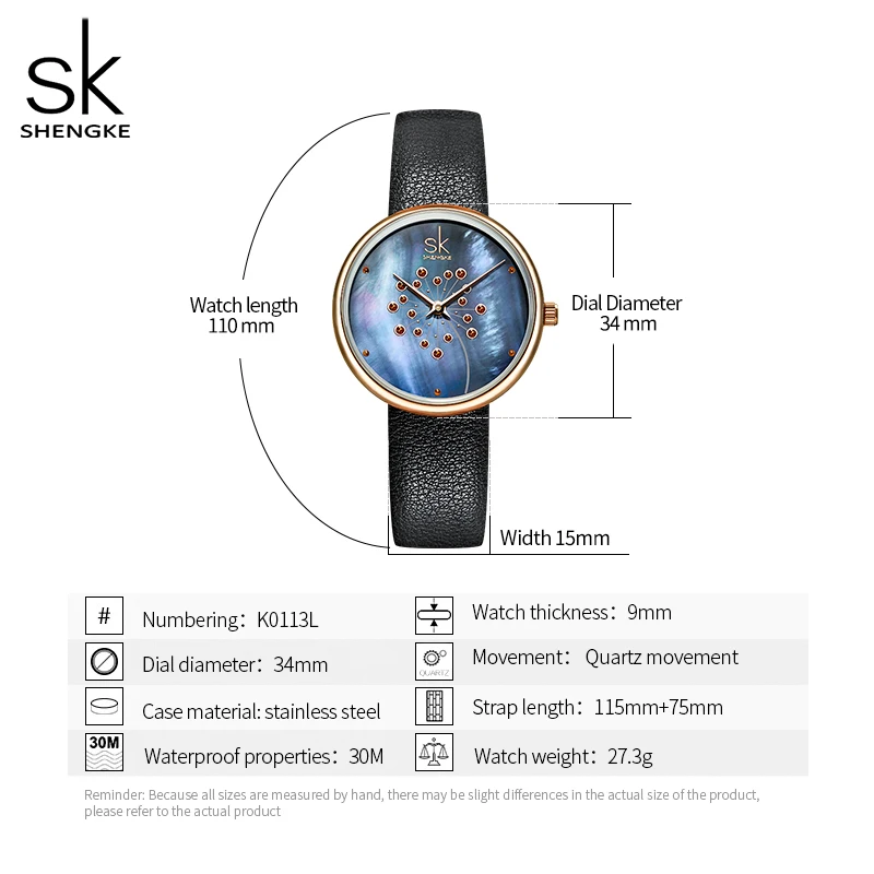 Shengke Fashion Design Women's Watches Creative Leather Strap Woman Quartz Wristwatches Ferris Wheel Dial Ladies Clock Reloj enlarge