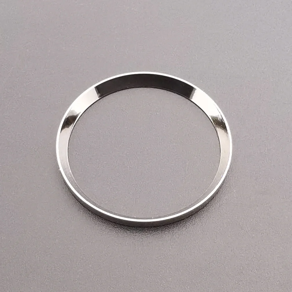 Modified 31.4MM Accessories SKX6105 Silver Chapter Ring Fit For SKX 6105 NH35 NH36 Movement Watch