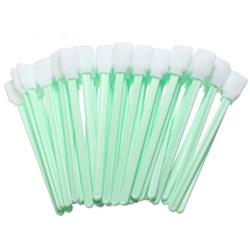 

150Pcs Sponge Head Cleaning Cleaner Swab Camera Lenses Inkjet Printer Swabs