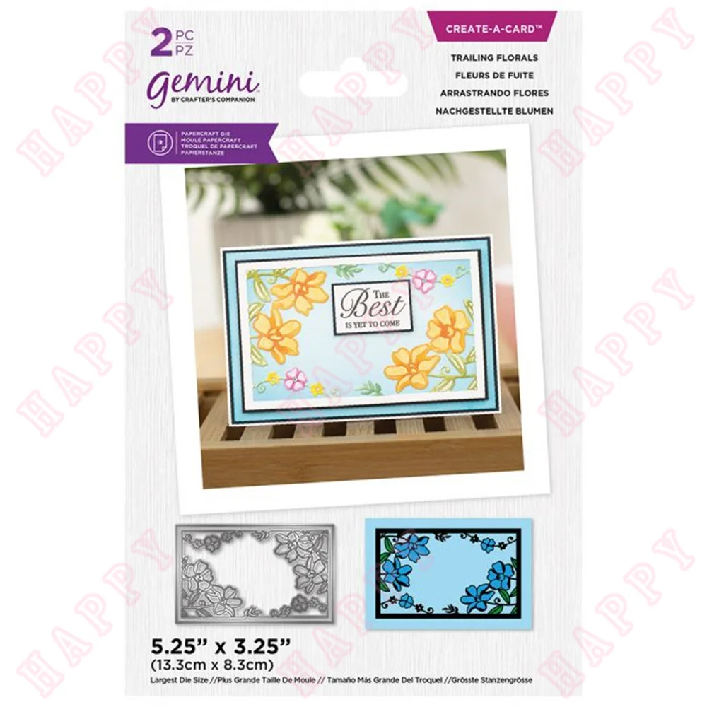 

2022 Summer Trailing Florals Cutting Dies Diy Scrapbooking Paper Greeting Cards Album Diary Crafts Decoration Embossing Molds