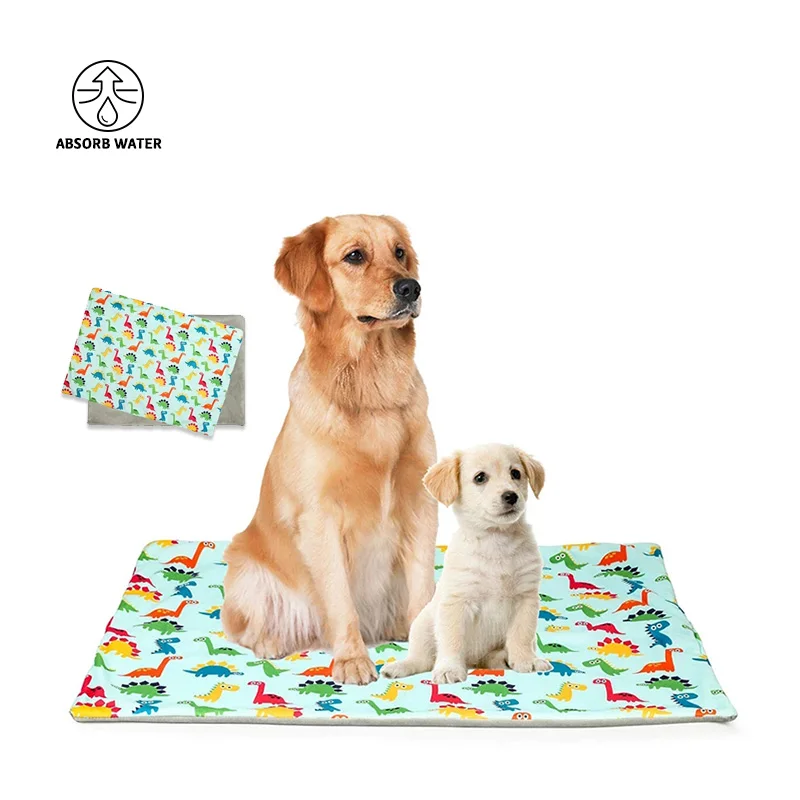 

Fashionable Durable Dog Mat Waterproof Super Absorbent Dog Urination Training Comfortable Soft Washable Pet Training Supplies