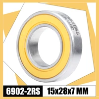 6902 2rs stainless bearing 15287 mm 1pc abec 3 6902 rs for dtswiss 350 bicycle hub front rear hubs wheel ceramic ball bearings