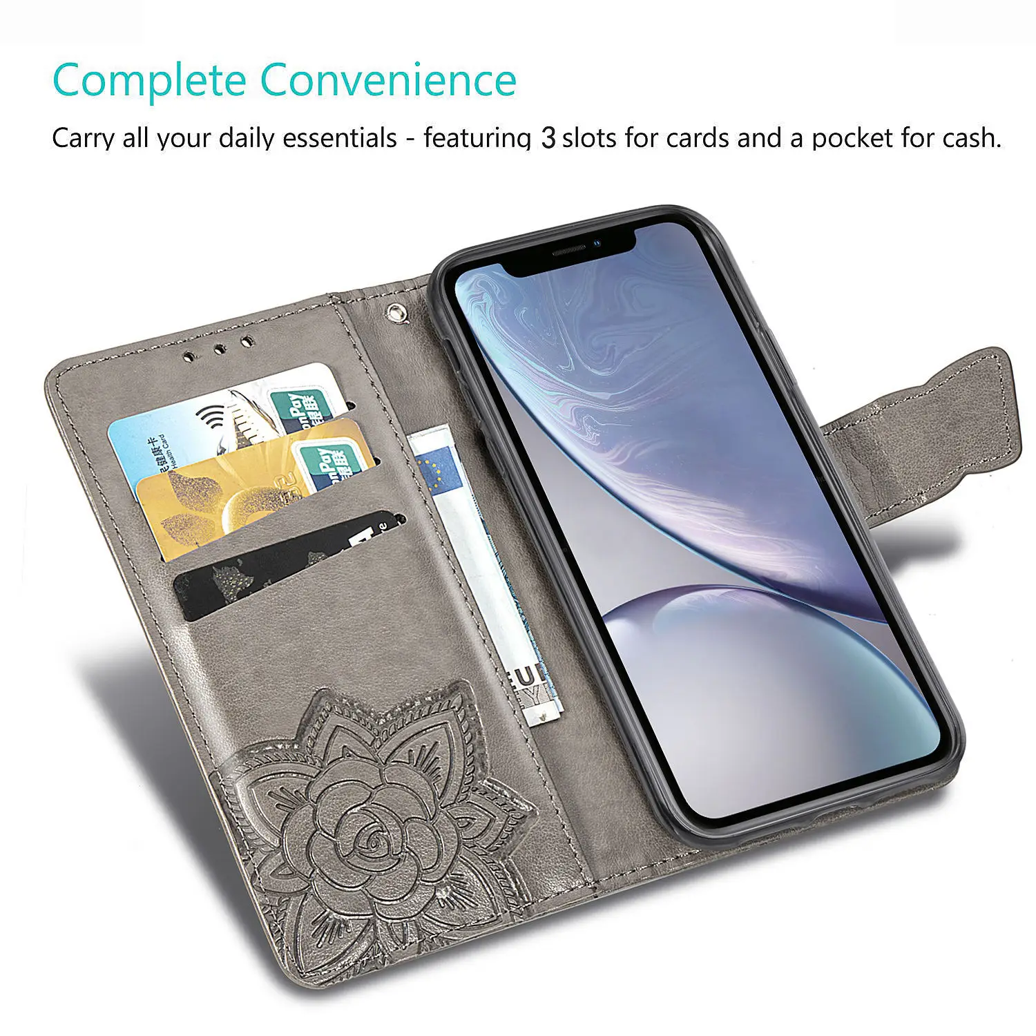 Wallet Flip Case For Huawei Pura70 Ultra P60 P50 P40 Lite Luxury Rhinestone Leather Lanyard 3 Card Slots Book Cover Funda