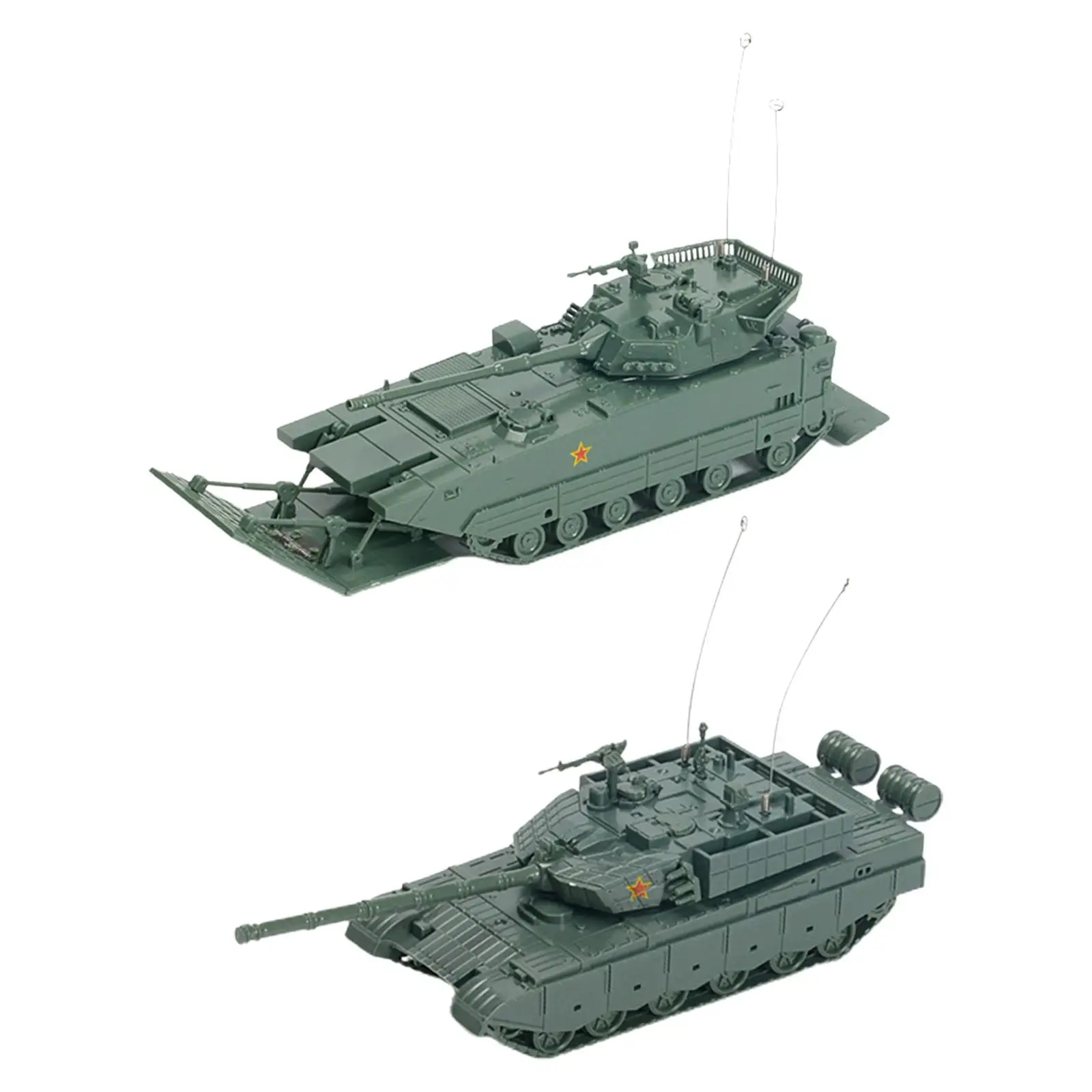 

1/72 Building Model Kits Armored Tank Model for Kids Party Favors Collection