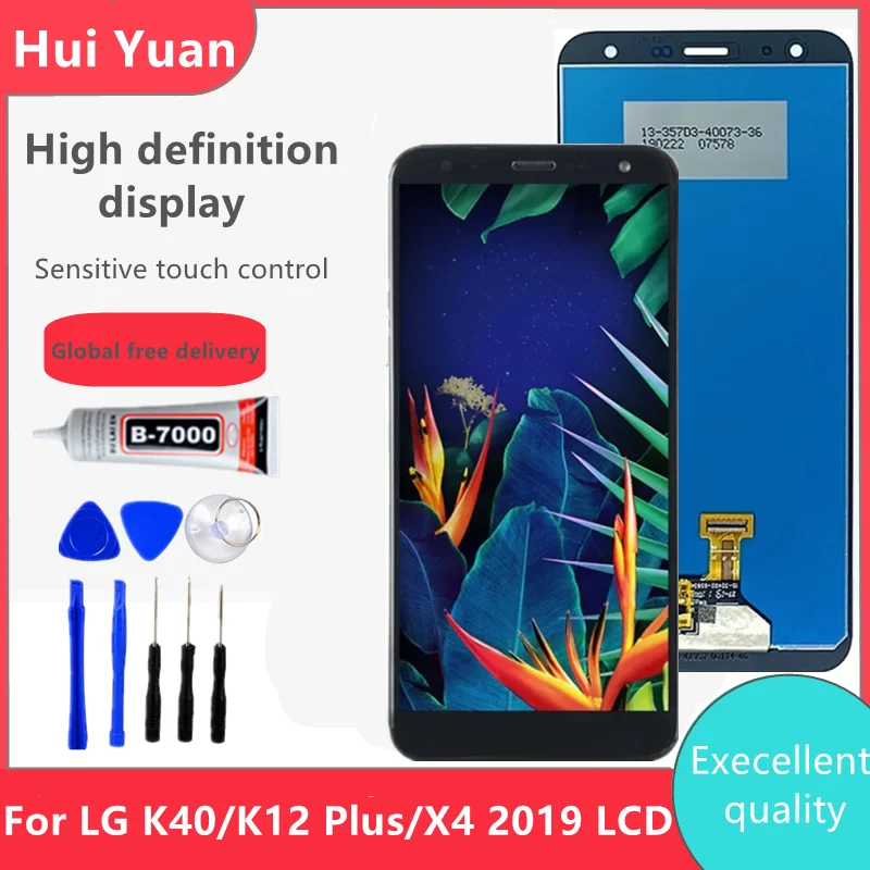 Оригинальный ЖК-дисплей для LG K40 K12 + K12 Plus X4 2019 X420EM X420HM X420N, ЖК-дисплей, сенсорный экран, дигитайзер с рамкой для LG K40 LCD