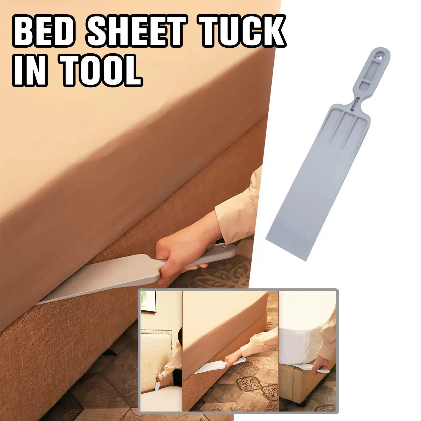 Bed Mattress Lifter Tucking Paddle For Bed Sheet Tuck In Tool Bed Sheet Paddle Without Mattress Lifting Bedsheet Change Hel R4s9