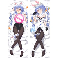 hololive vtuber dakimakura cover two side printed soft throw pillow cushions hugging body case custom case
