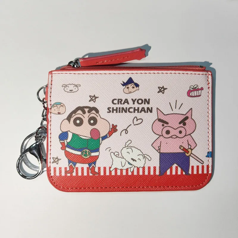 Аниме Кошелек Crayon Shin-chan для женщин, мужчин, детей, держатель для банковских карт, сумка с зажимом для карт, мультяшный клатч для косплея, кошельки, подарок на день рождения (art.: 3920c646ab239) - 3920c646ab239