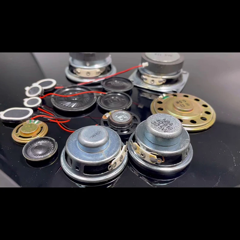 

1 PCS Round Voice Small Speaker Diameter 13/15/18/20/23/25mm 8 Ohm 1W Plastic With Cable / Plug Speaker