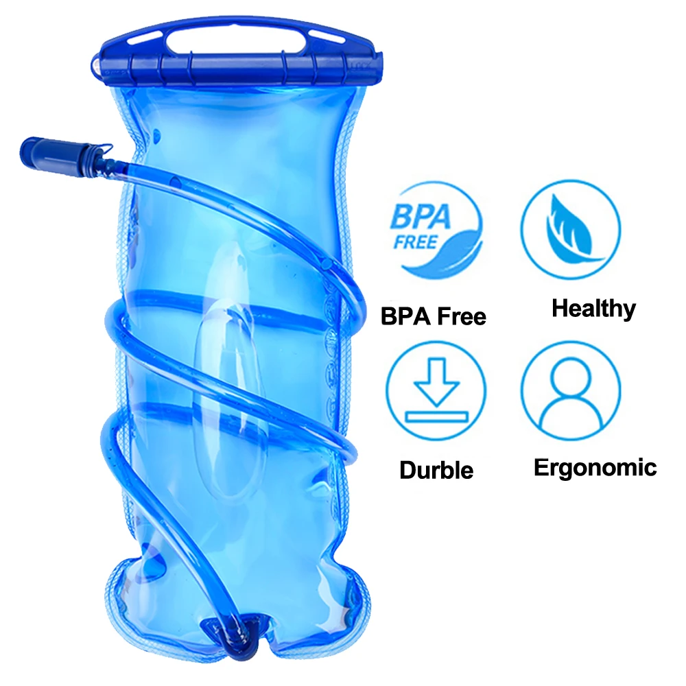 

Water Bladder Water Reservoir Hydration Pack Storage Bag BPA Free - 1L 1.5L 2L 3L Running Hydration Vest Backpack