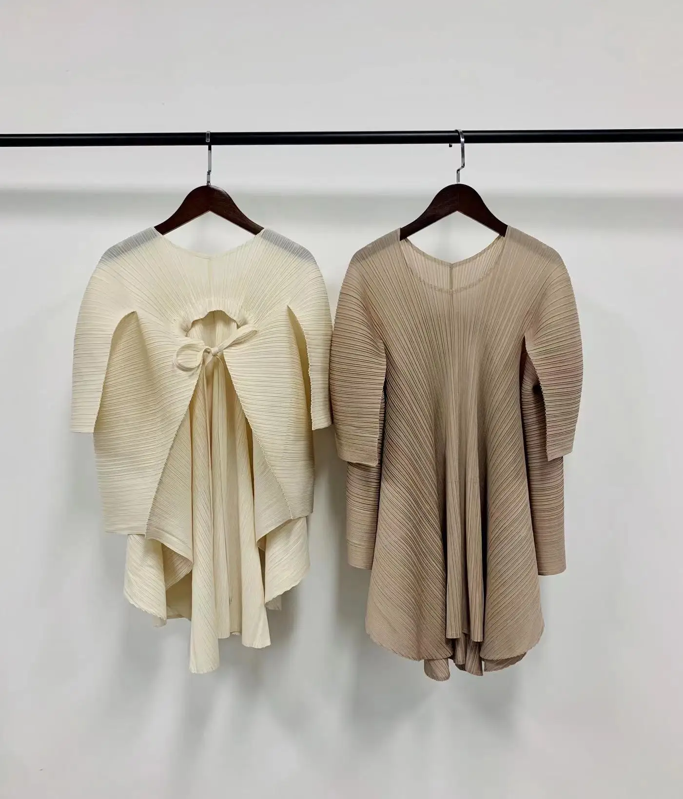 

Женская плиссированная Свободная юбка миаке, яркая повседневная индивидуальная Мода