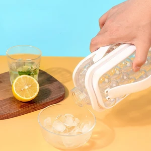 ice ball maker kettle creative ice hockey mold two in one multifunctional ice cube mold container kitchen bar accessories gadget free global shipping