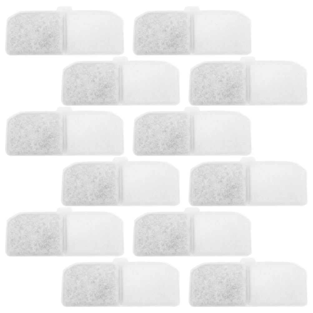 

12Pcs Bowls Cat Fountain Fountain Water Fountain Filter Water Dispenser Filters for Home Pet Cat Dog