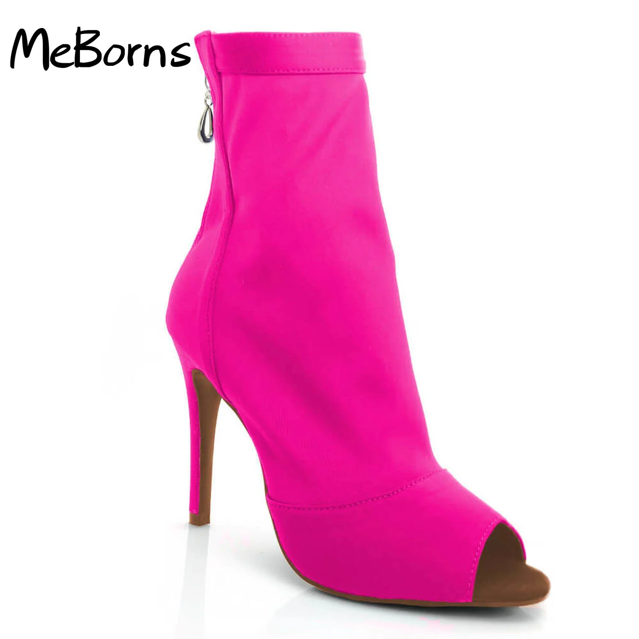 

Elegant New Women's Sexy Boots Stilettos High Heels Sandals Women Latin Dance Heels Shoes Female for Women's Pink Outdoor