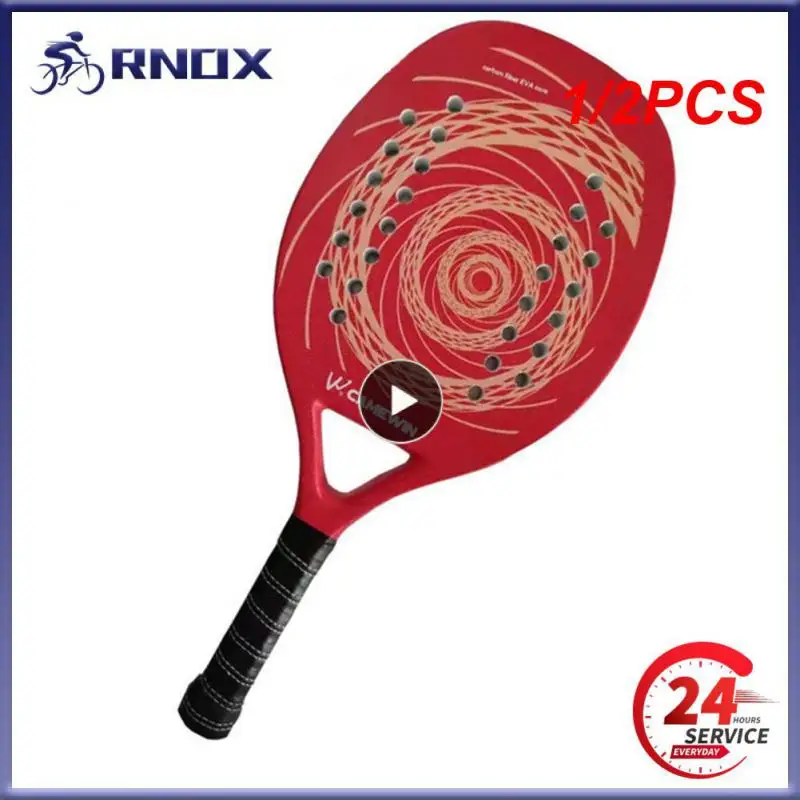 

1/2PCS Full Carbon Beach Tennis Racket Mens Professional Soft EVA Face Beachtennis Racquet Adult Unisex Padel Rackets