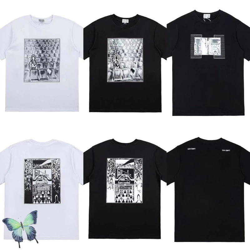 

CAV EMPT T Shirt Catwalk Concert Big Fashion Logo Print Ce Cavempt T-shirt
