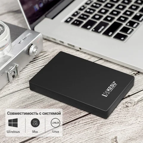 KESU HDD Портативный внешний жесткий диск 500 ГБ 1 ТБ 2,5 "память USB 3.0 Высокоскоростной флэш-накопитель для настольного компьютера/ноутбука/PS4/MacBook