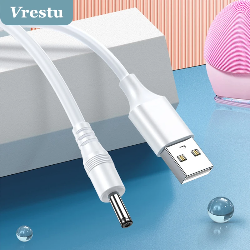 

USB to DC3.5mm Power Cable DC Plug USBA Male to 3.5 Jack Charging Connector for Fan Lamp Humidifier Speaker DC Power Adapter PVC