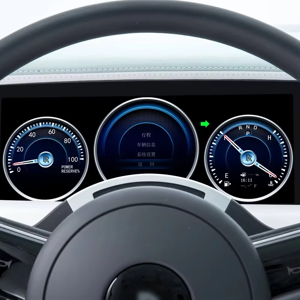 Автомобильный ЖК-дисплей на приборной панели Linux для Rolls-Royce Phantom 2004 2005-2013 цифровой