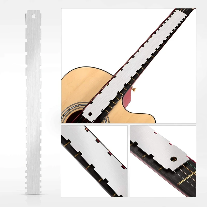 

Guitar Measurement Tool Set Guitar Fret Rocker Leveling Tool String Action Ruler Gauge For Guitar Bass Ukulele Mandolin