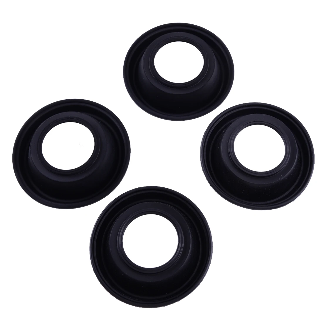 

Мотоциклетный черный резиновый карбюратор, диафрагма поршня, подходит для Yamaha FZR600 1989-1990 FZR600R 1989-1999 FZR600VH 1992, 4 шт.