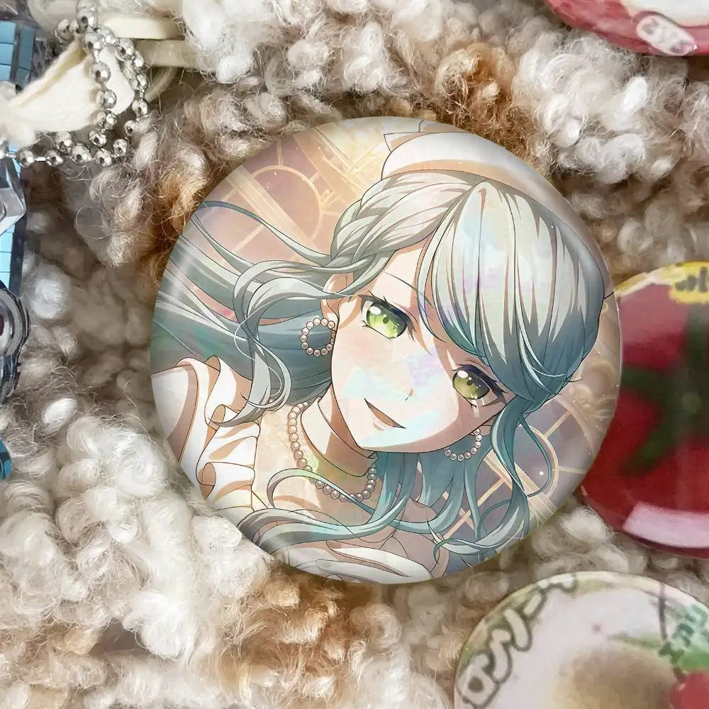 Значки Hikawa Sayo BanG Dream (25, 32, 44, 58, 75 мм), круглые, для косплея, украшение для сумок, подарки для фанатов, друзей, сувенирная брошь (art.: 3920dbe2db2f5) - 3920dbe2db2f5