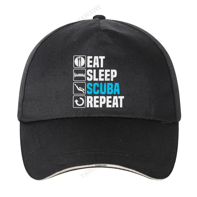 Мужская забавная Съемная бейсболка для подводного плавания хлопковая